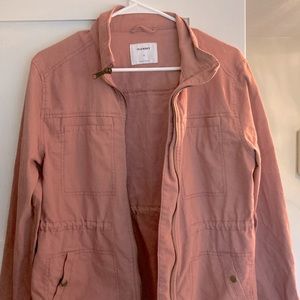 Old Navy Pink Jean-Material Jacket
